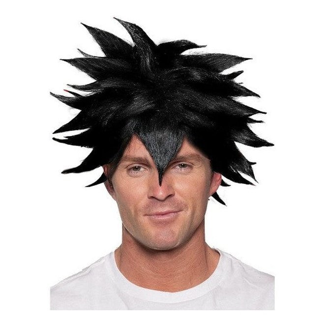 Anime Black Spiky Wig - Jokers Costume Mega Store