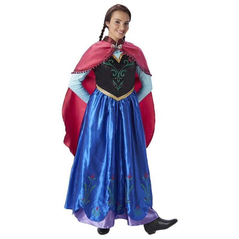 Anna Deluxe Adult Costume Size L - Jokers Costume Mega Store