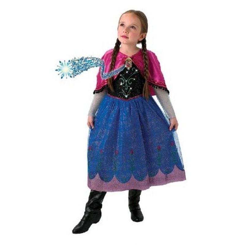 Anna Frozen Musical Light Up - Size 4-6 - Jokers Costume Mega Store