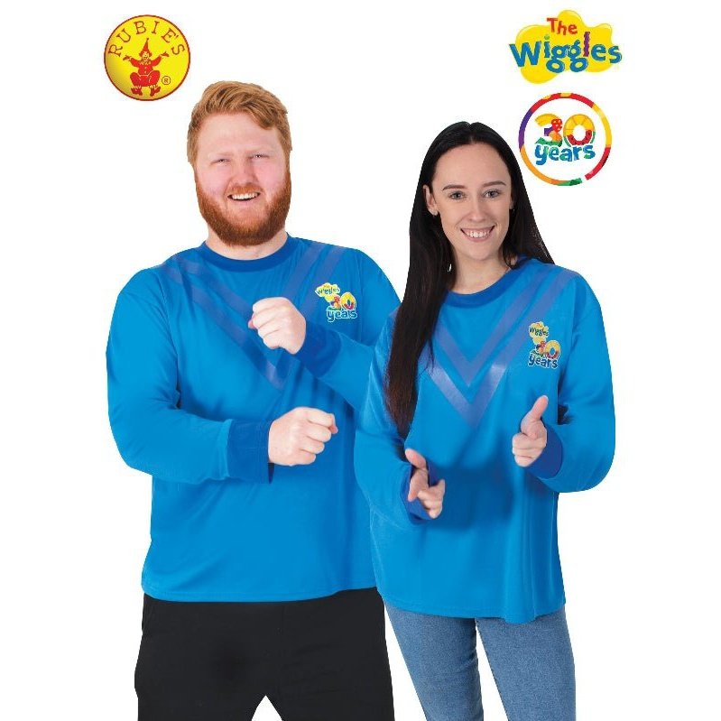 Anthony Wiggle Deluxe 30 Th Anniversary Costume Top, Adult - Jokers Costume Mega Store