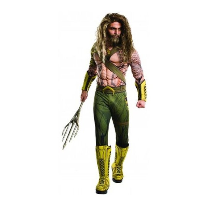 Aquaman Adult Deluxe Size Std - Jokers Costume Mega Store