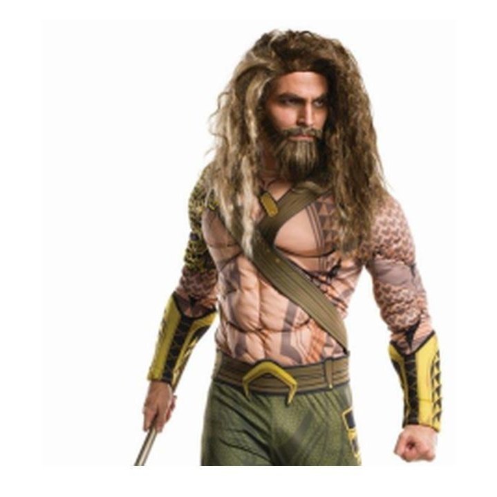 Aquaman Wig And Beard Adult - Jokers Costume Mega Store
