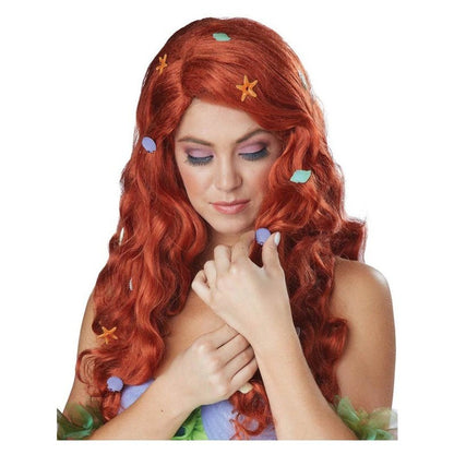 Aquatic Fantasy Wig Red - Jokers Costume Mega Store