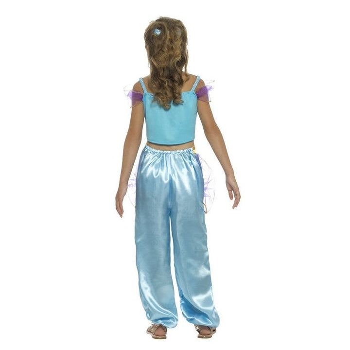 Arabian Princess Costume, Blue, with Top, Trousers & Headpiece - Jokers Costume Mega Store