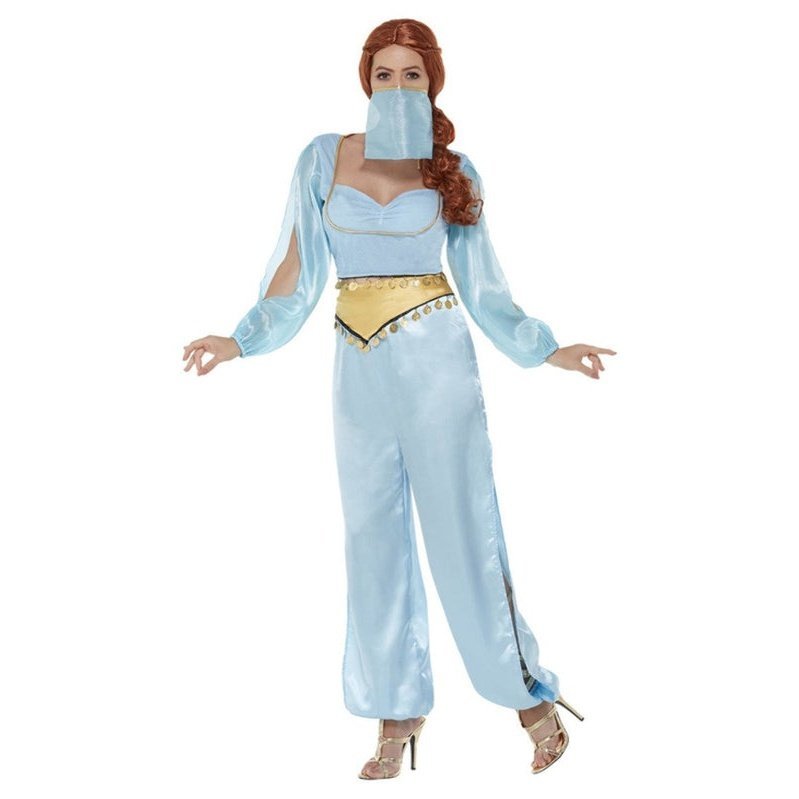 Arabian Princess Costume, Light Blue - Jokers Costume Mega Store