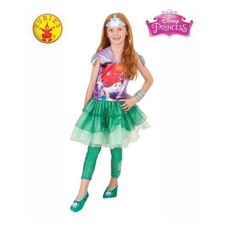 Ariel Hooded Dress Size 6 8 - Jokers Costume Mega Store