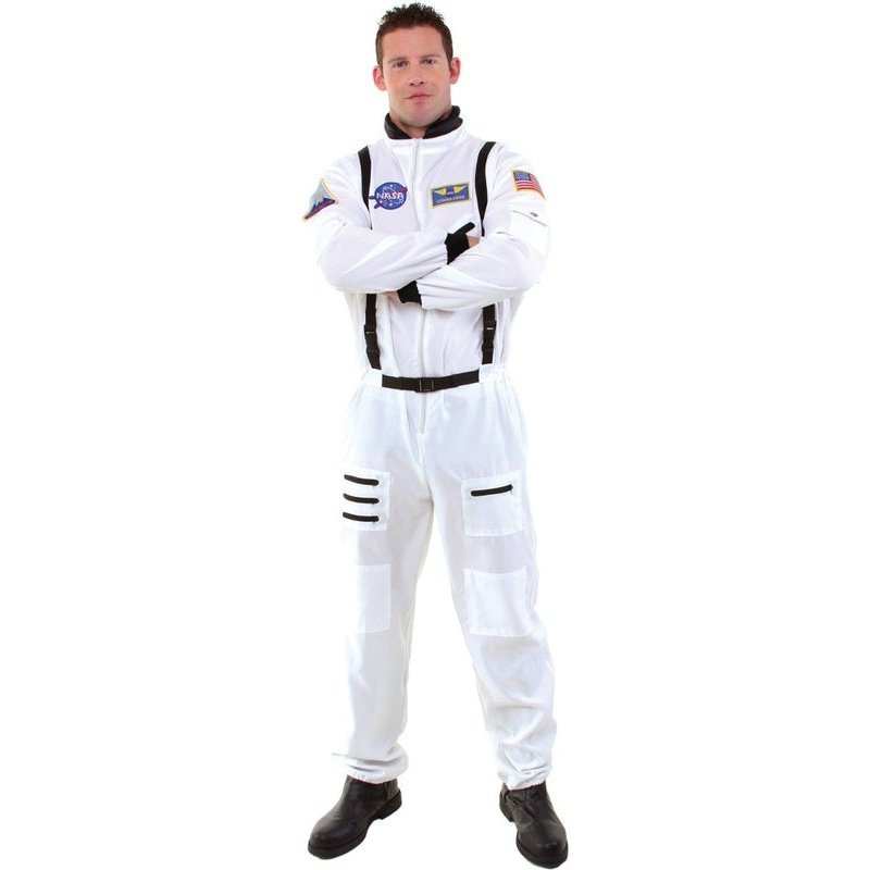 Astronaut White Mens Costume - Jokers Costume Mega Store