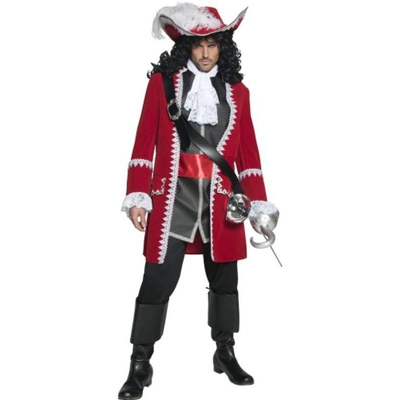 Authentic Pirate Captain Costume - Jokers Costume Mega Store