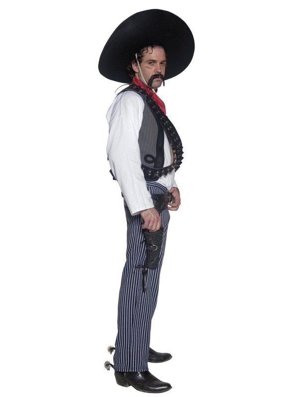 Authentic Grey Western Mexican Bandit Costume & Accessories – Jokers Costume  Mega Store
