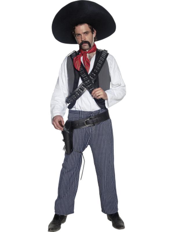 Authentic Western Mexican Bandit Costume - Jokers Costume Mega Store