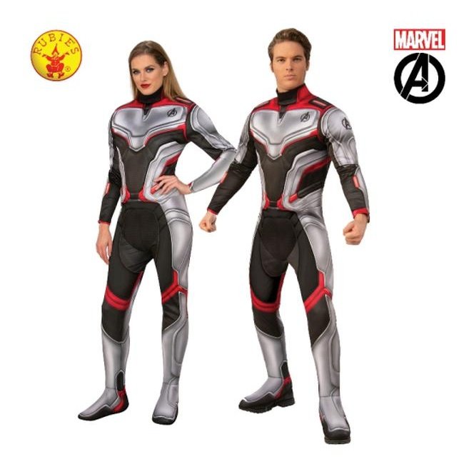 Avengers 4 Deluxe Team Suit Costume, Adult - Jokers Costume Mega Store