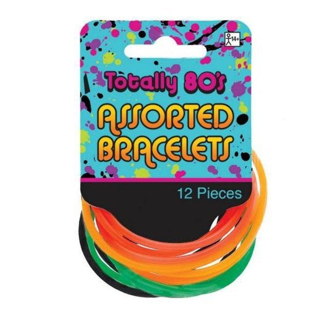 Awes 80s Jelly Plastic Bracelets* - Jokers Costume Mega Store