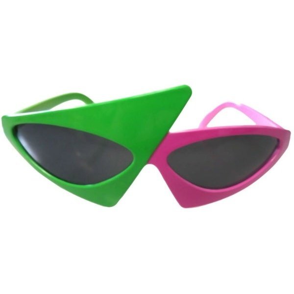 Awesome 80s Asymmetric Glasses - Jokers Costume Mega Store