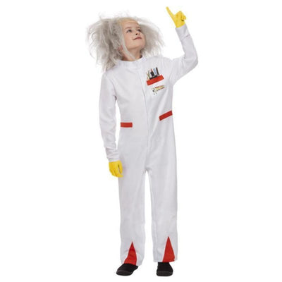 Back To The Future Doc Costume, Child, White - Jokers Costume Mega Store
