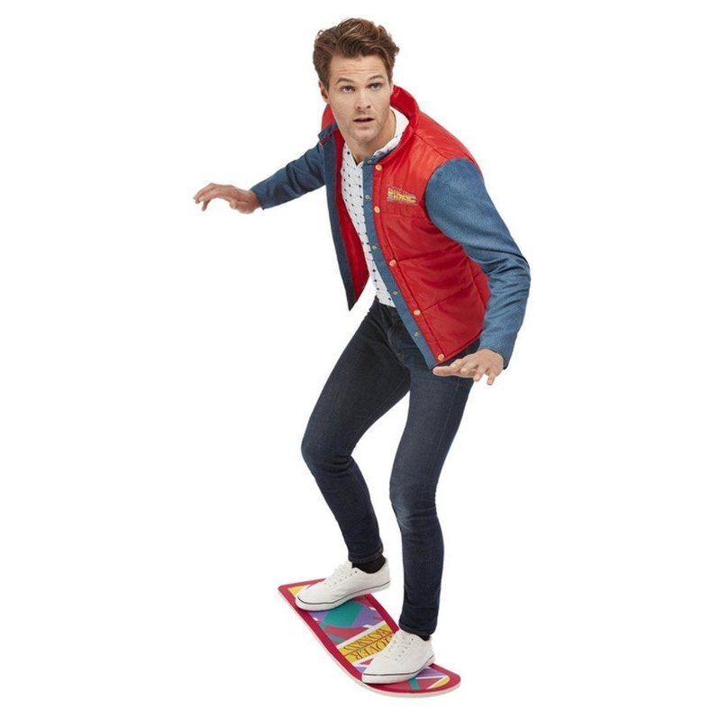 Back To The Future Marty Mc Fly Costume, Red - Jokers Costume Mega Store