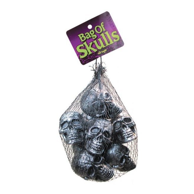 Bag Of Skulls Metal (Fw) - Jokers Costume Mega Store
