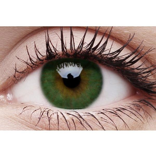 Basics Colour Contacts - Green - Jokers Costume Mega Store