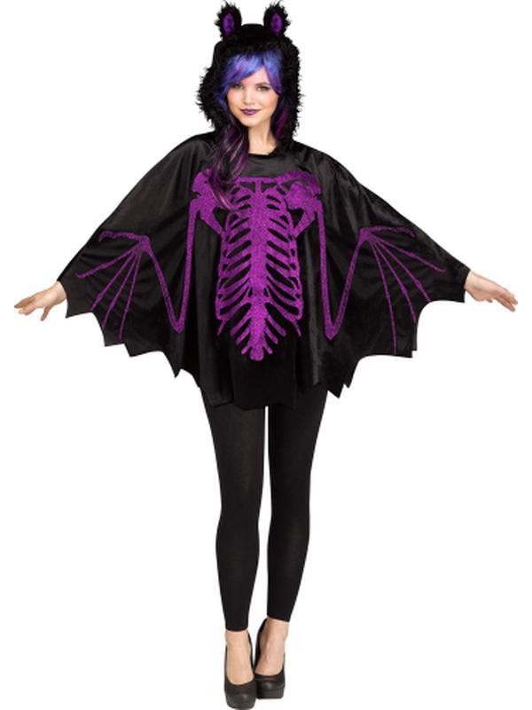 Bat Hooded Poncho - Jokers Costume Mega Store