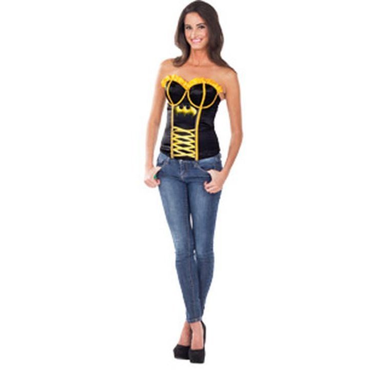 Batgirl Corset Size L - Jokers Costume Mega Store