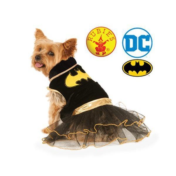 Batgirl Pet Tutu Dress Size L - Jokers Costume Mega Store