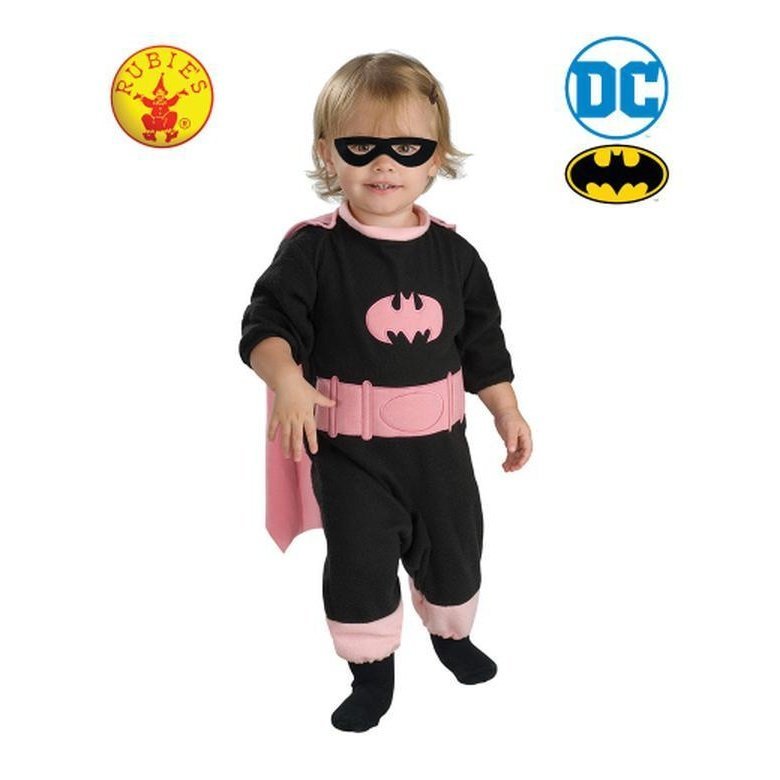 Batgirl Pink Costume, Child Size 0 6 Months - Jokers Costume Mega Store