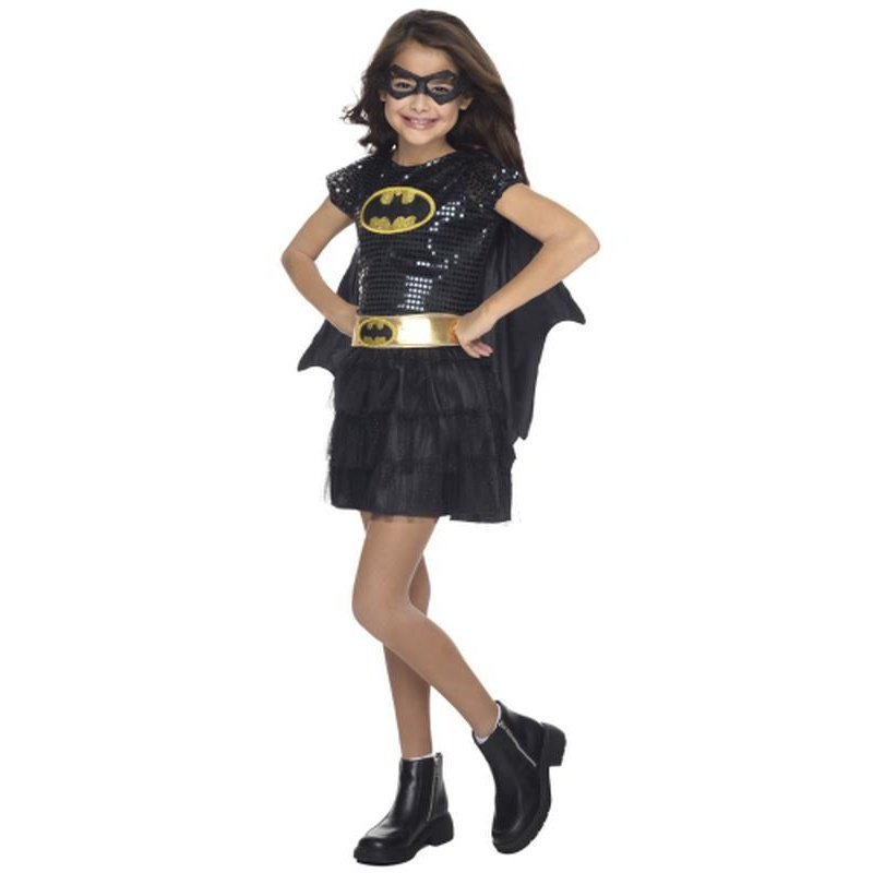 Batgirl Sequin Costume Size Toddler - Jokers Costume Mega Store