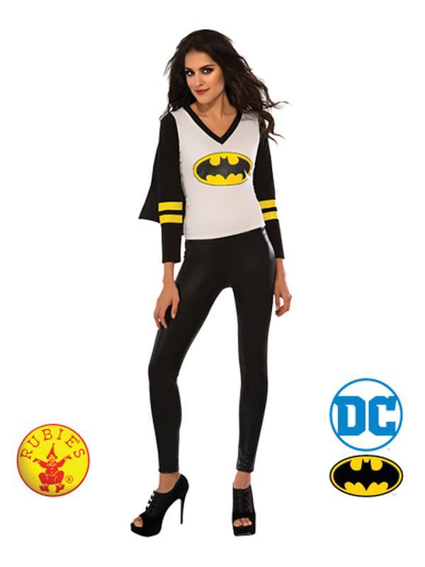 Batgirl Sporty Tshirt Size L - Jokers Costume Mega Store