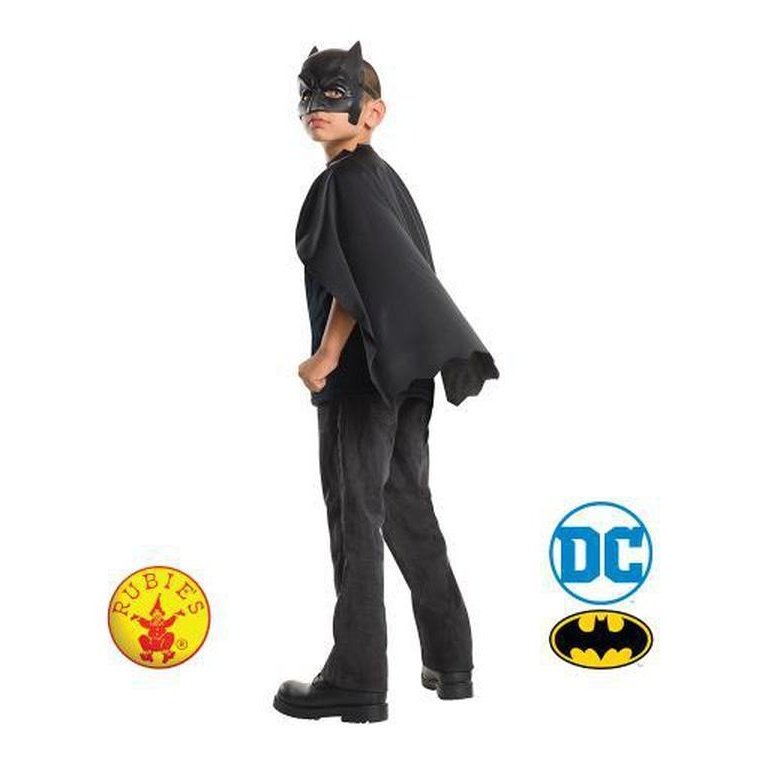 BATMAN CAPE AND MASK SET - SIZE 6+-Costume Accessories-Jokers Costume Mega Store