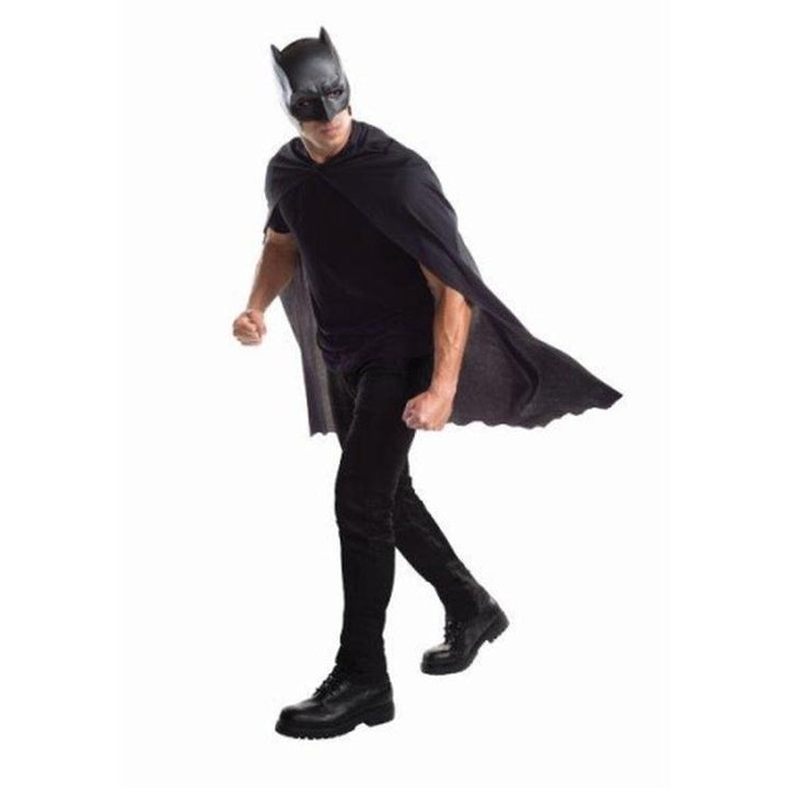 Batman Cape And Mask Set - Size Std-Masks - Latex-Jokers Costume Mega Store