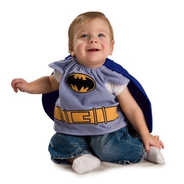 Batman Deluxe Costume Top Size Newborn - Jokers Costume Mega Store