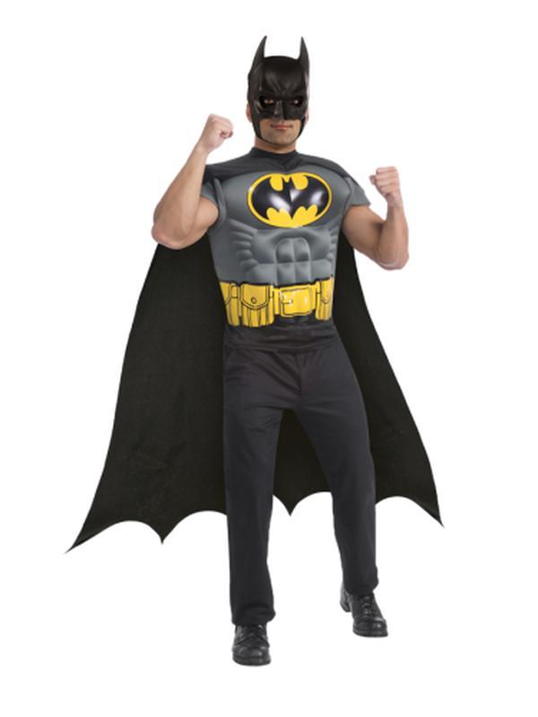 Batman Muscle Chest Shirt Size Std - Jokers Costume Mega Store