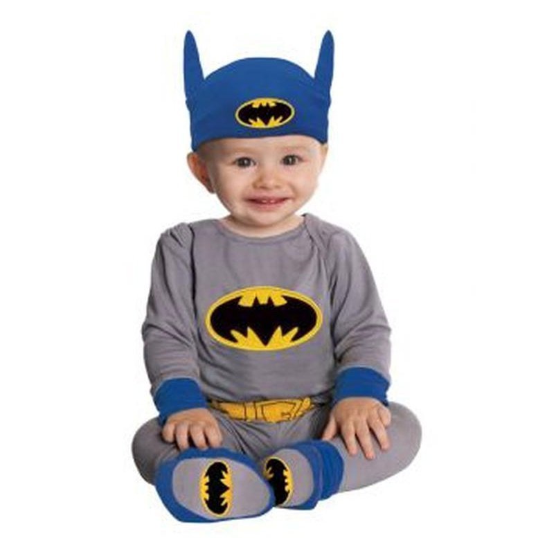 Batman Onesie (Grey/Blue) Size 6 12 Months - Jokers Costume Mega Store