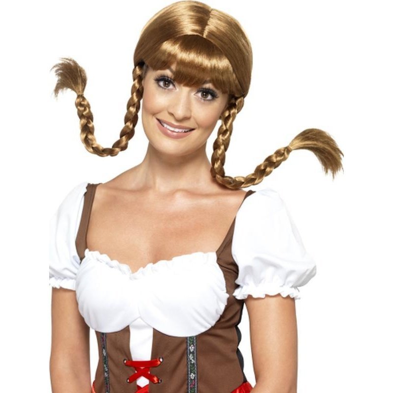 Bavarian Babe Wig, Plaited - Jokers Costume Mega Store