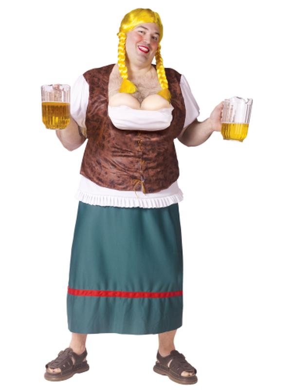 Bavarian Beauty Mens With Bust Plus Size - Jokers Costume Mega Store