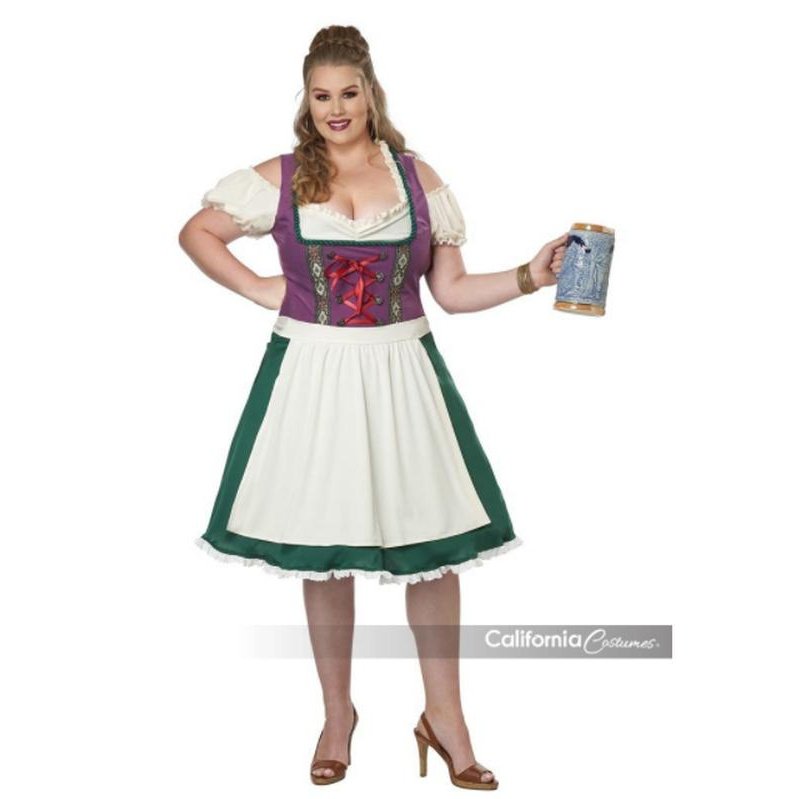 Bavarian Beer Maid / Plus - Jokers Costume Mega Store