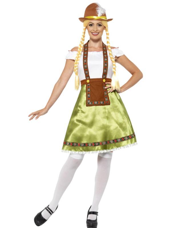 Bavarian Maid Costume - Green - Jokers Costume Mega Store