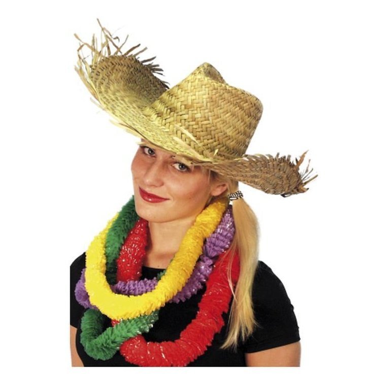 Beachcomber Hawaiian Straw Hat - Jokers Costume Mega Store