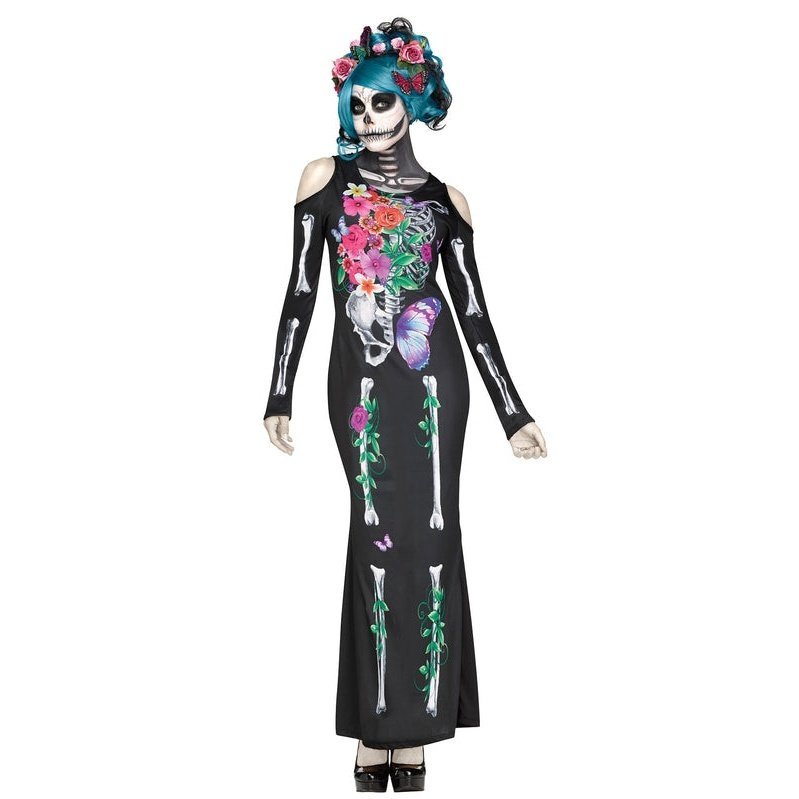 Beautiful Bones Dress Costume - Jokers Costume Mega Store