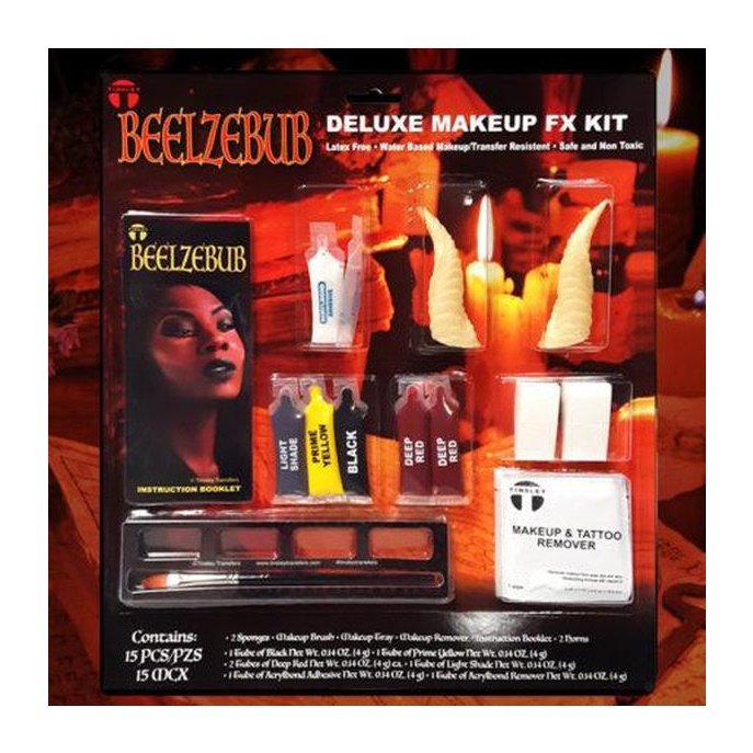 Beelzebub Deluxe Fx Makeup Kit - Jokers Costume Mega Store