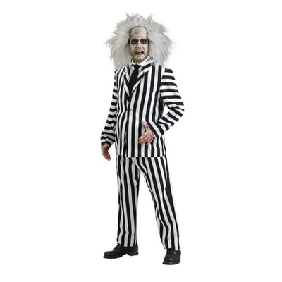 Beetlejuice Deluxe Adult Size Xl - Jokers Costume Mega Store
