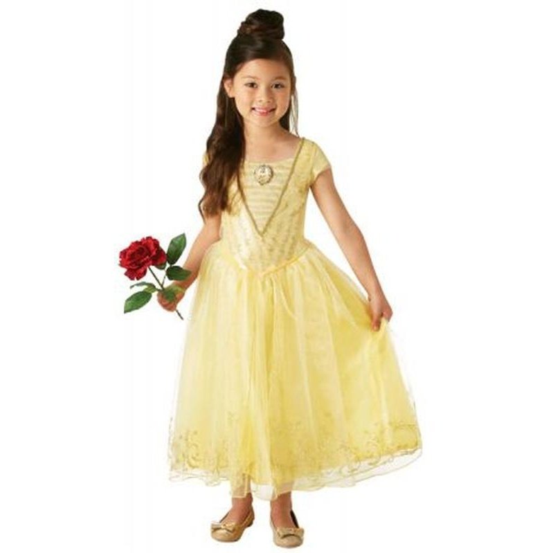 Belle Live Action Deluxe Child Costume Size 3 5 - Jokers Costume Mega Store