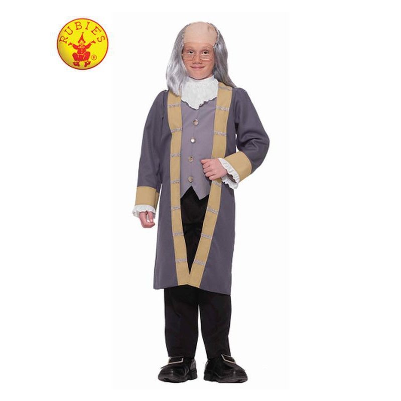 Benjamin Franklin Classic Costume Size L - Jokers Costume Mega Store