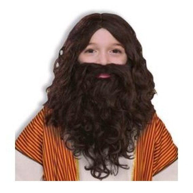 Biblical Wig And Beard Set Child - Jokers Costume Mega Store