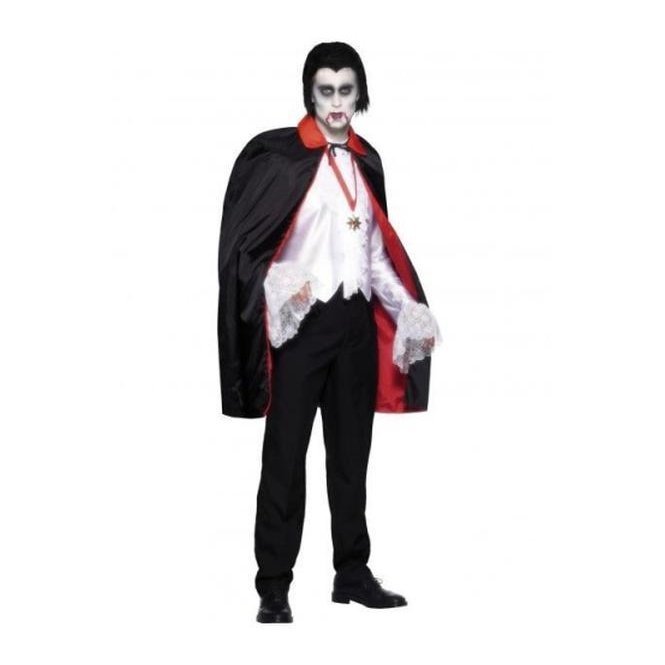Black And Red Reversible Cape - Jokers Costume Mega Store