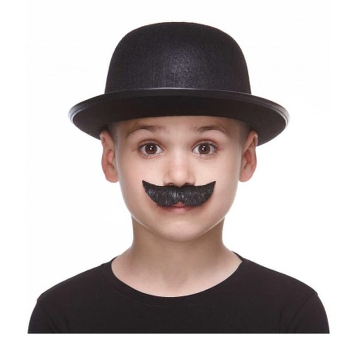 Black Aristocrat Moustache Small - Jokers Costume Mega Store