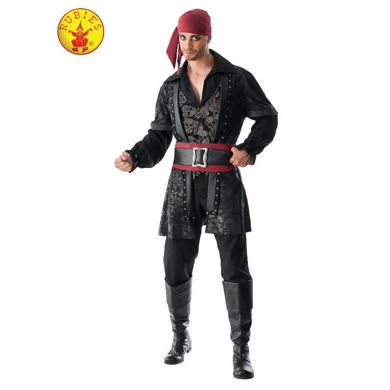 Black Beard Costume Size Std - Jokers Costume Mega Store
