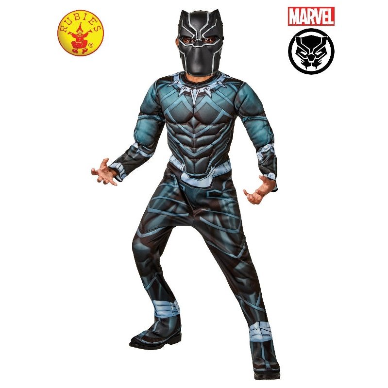 Black Deluxe Panther Costume, Child - Jokers Costume Mega Store