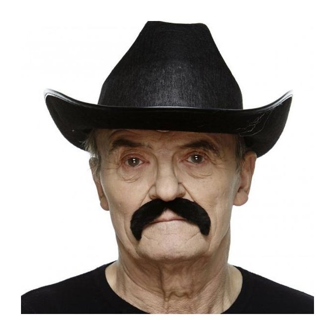 Black Mexican Moustache - Jokers Costume Mega Store
