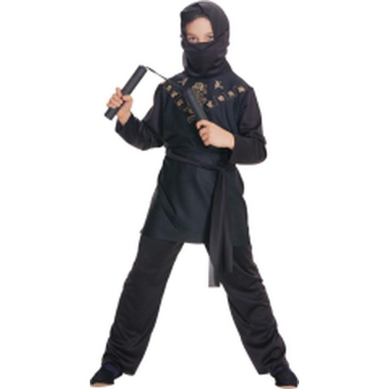 Black Ninja Size S - Jokers Costume Mega Store