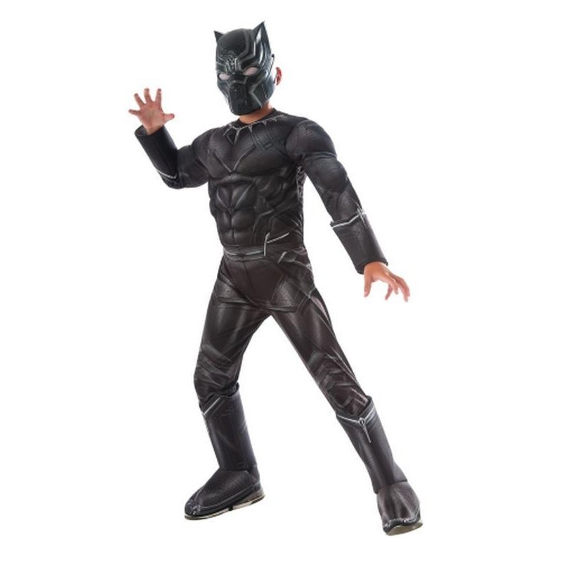 Black Panther Cw Deluxe Child Size L - Jokers Costume Mega Store